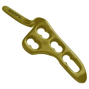 SMPL - Ключична гачкова пластина, права, комбіновані отвори, з кутовою стабільністю, титан